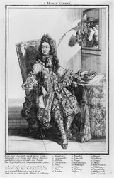 Satirical Cartoon Lampooning Louis XIV, 1693-1705